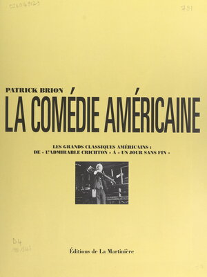 cover image of La comédie américaine
